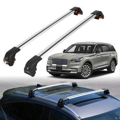 Premium Quality 220 lbs Roof Rack Crossbars for Lincoln Aviator 2020-2025