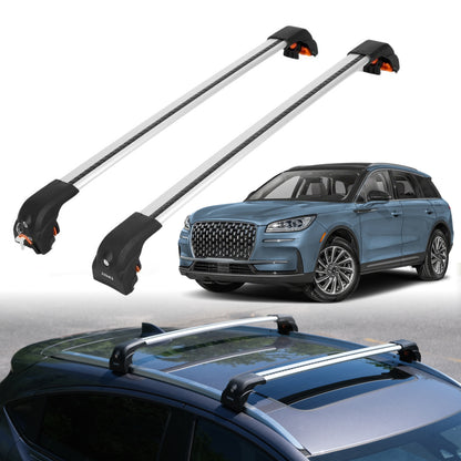 Heavy Duty Roof Rack Crossbars for Lincoln Corsair 2020-2025 w/ Flush Rails