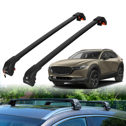 Heavy Duty Roof Rack Crossbars for Mazda CX-30 2020-2025 w/ Flush Rails