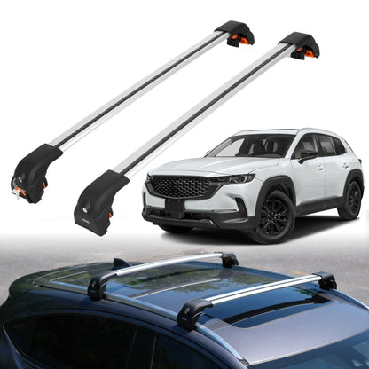 Heavy Duty Roof Rack Crossbars for Mazda CX-50 2023-2025 w/ Flush Rails