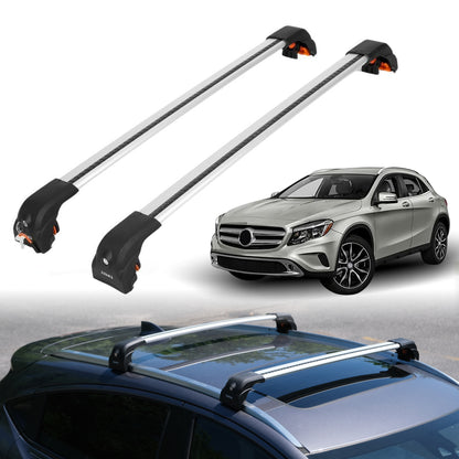 Roof Rack Crossbars for Mercedes-Benz GLA Class 2014-2020 w/ Flush Rails