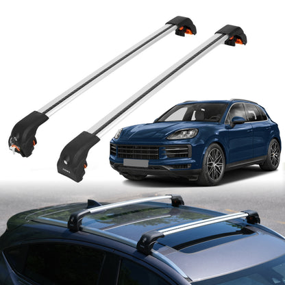 Premium Quality 220 lbs Roof Rack Crossbars for Porsche Cayenne 2019-2025