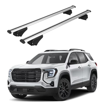 ERKUL Roof Rack Cross Bars for GMC Terrain 2025-2026 for Raised Rails - Silver