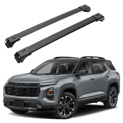 ERKUL Roof Rack Cross Bars for Chevrolet Equinox 2025-2026 for Raised Rails - Black