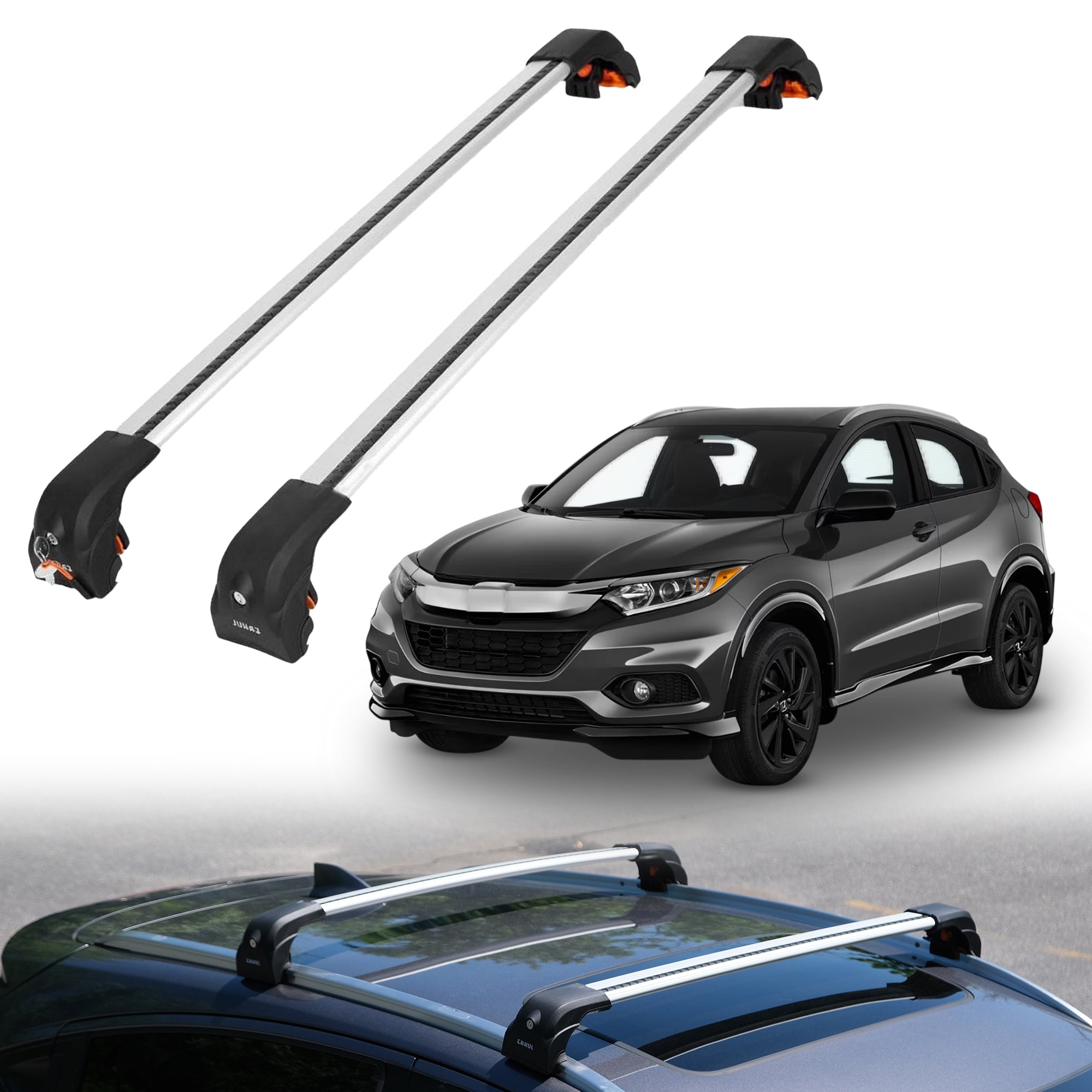 Premium Quality 220 lbs Load Rating Roof Rack Crossbars for Honda HR-V HRV 2016-2022