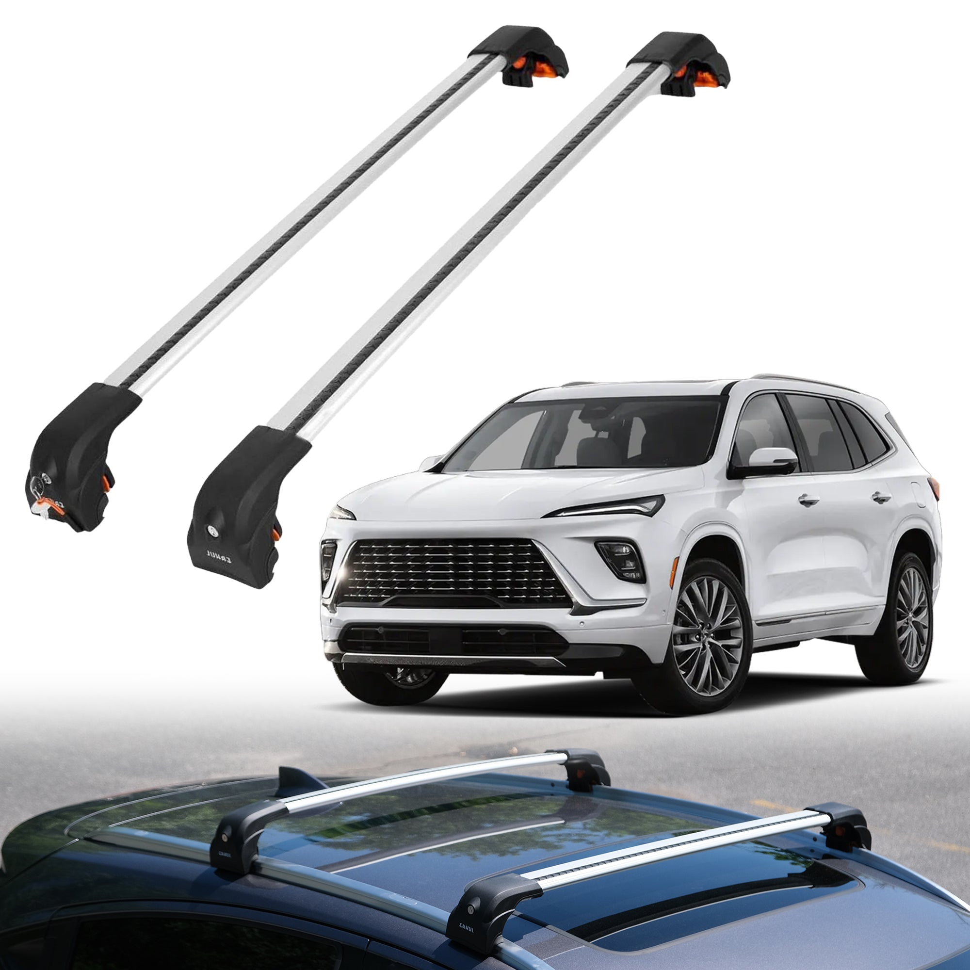 Premium Quality 220 lbs Load Rating Roof Rack Crossbars for Buick Enclave 2025-2026