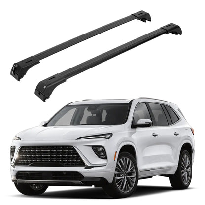 ERKUL Roof Rack Cross Bars for Buick Enclave 2025-2026 with Flush Rails - Black