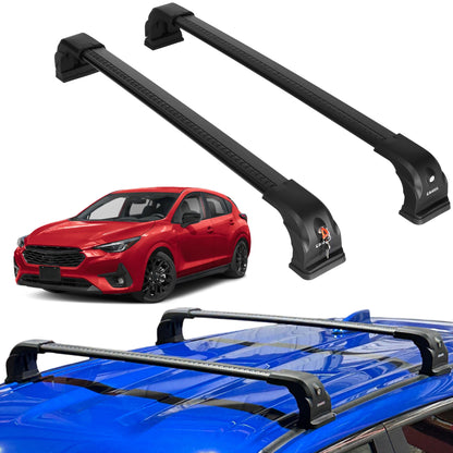 220 lbs Roof Rack Crossbars for Subaru Impreza 2024-2026 - Black