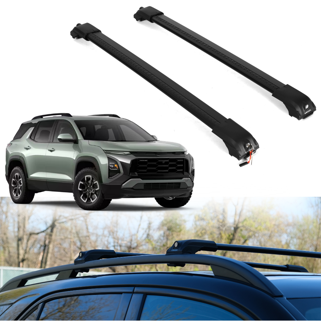 Roof Rack Crossbars for Chevrolet Equinox 2025-2026 - Black