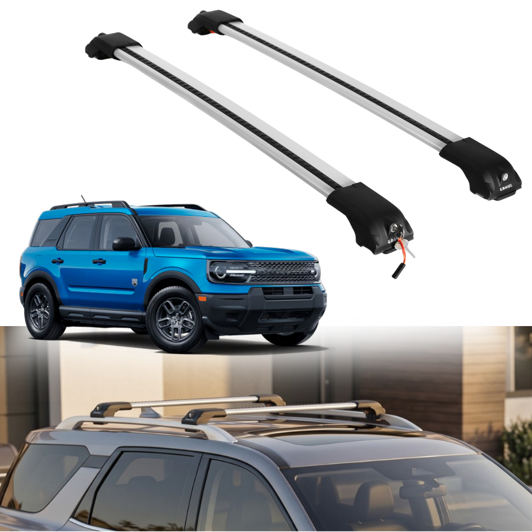 Roof Rack Crossbars for Ford Bronco Sport 2021-2026 - Silver