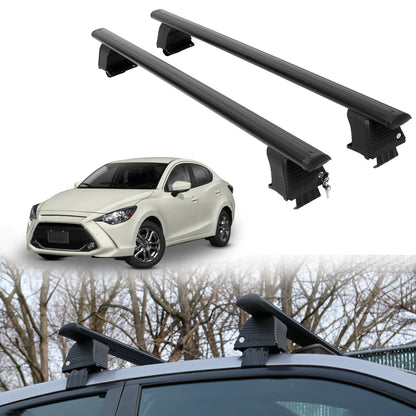 Roof Rack Crossbars for Toyota Yaris Sedan 2019-2020 - Black