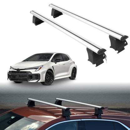 Roof Rack Crossbars for Toyota GR Corolla 2023-2026 - Silver