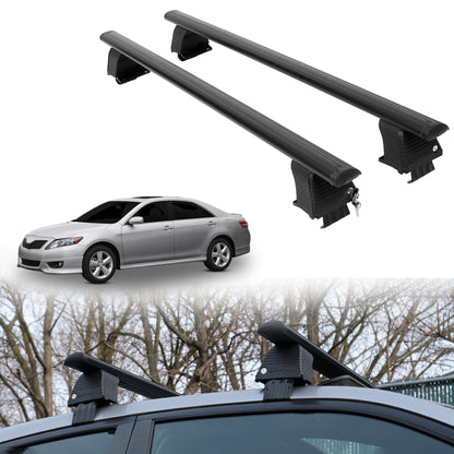 Roof Rack Crossbars for Toyota Camry 2007-2011 Fits Naked Roof - Black