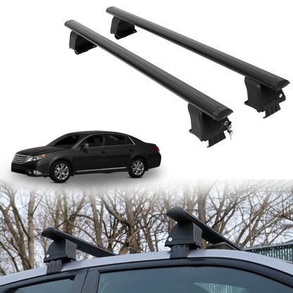 Roof Rack Crossbars for Toyota Avalon 2005-2012 Fits Naked Roof - Black