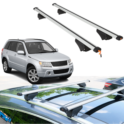 Roof Rack Crossbars for Suzuki Grand Vitara 2006-2013 - Silver
