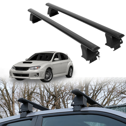 Roof Rack Crossbars for Subaru Impreza WRX 2013-2014 - Black