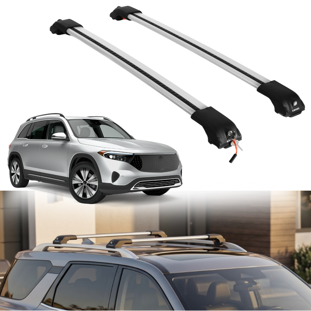 Roof Rack Crossbars for Mercedes-Benz EQB 250 2022-2025 - Silver