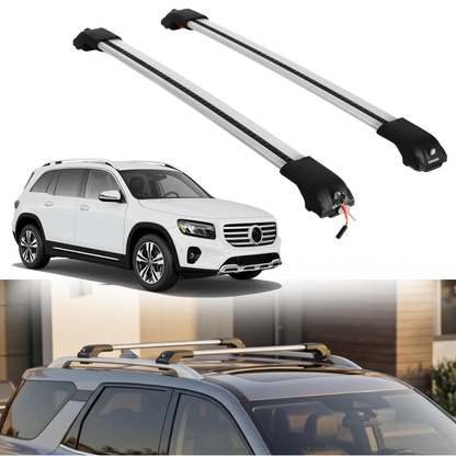 Roof Rack Crossbars for Mercedes-Benz GLB200 2020-2026 - Silver