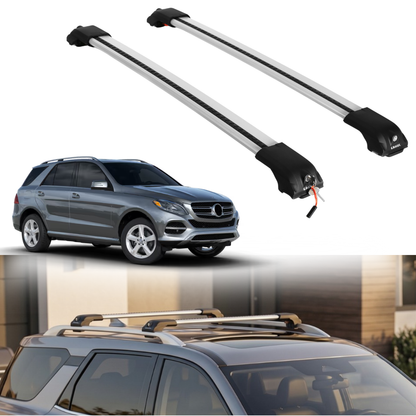 Roof Rack Crossbars for Mercedes-Benz GLE 2016-2019 - Silver