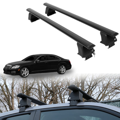 Roof Rack Crossbars for Mercedes-Benz S-Class 2007-2013 - Black