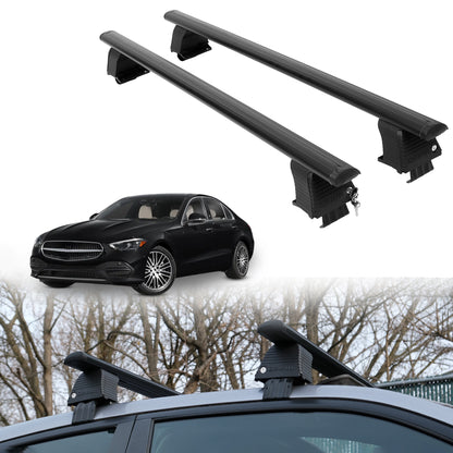 Roof Rack Crossbars for Mercedes-Benz C-Class 2022-2026 - Black