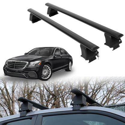 Roof Rack Crossbars for Mercedes-Benz AMG S 65 2017-2020 - Black