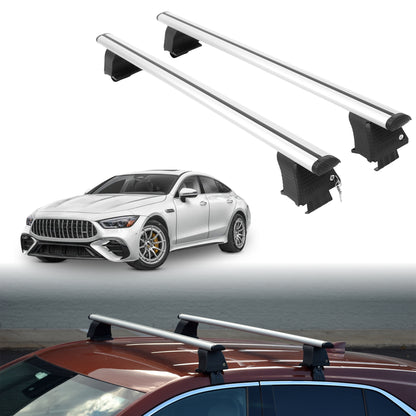 Roof Rack Crossbars for Mercedes-Benz AMG GT 53 2019-2026 - Silver