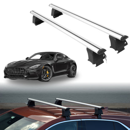 Roof Rack Crossbars for Mercedes-Benz AMG GT 63 2019-2026 - Silver