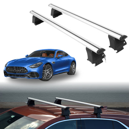 Roof Rack Crossbars for Mercedes-Benz AMG GT 43 2021-2026 - Silver