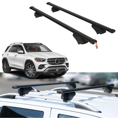 Roof Rack Crossbars for Mercedes-Benz AMG GLE 53 2021-2026 - Black