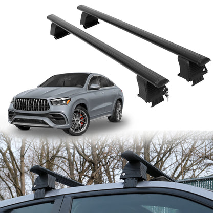 Roof Rack Crossbars for Mercedes-Benz AMG GLE 63 2021-2026 - Black