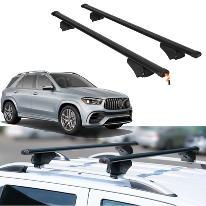 Roof Rack Crossbars for Mercedes-Benz AMG GLE 63 2017-2019 - Black