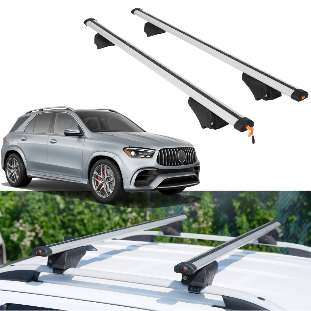 Roof Rack Crossbars for Mercedes-Benz AMG GLE 63 2017-2019 - Silver