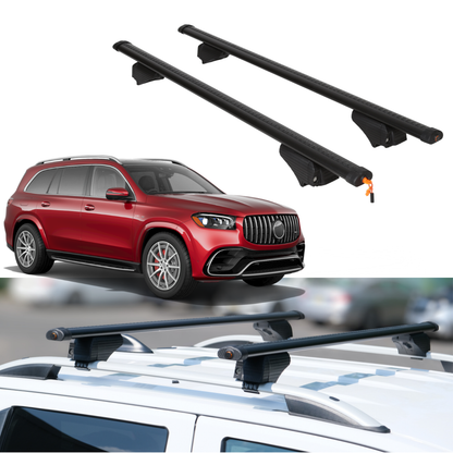 Roof Rack Crossbars for Mercedes-Benz AMG GLS 63 2021-2026 - Black