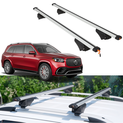 Roof Rack Crossbars for Mercedes-Benz AMG GLS 63 2021-2026 - Silver