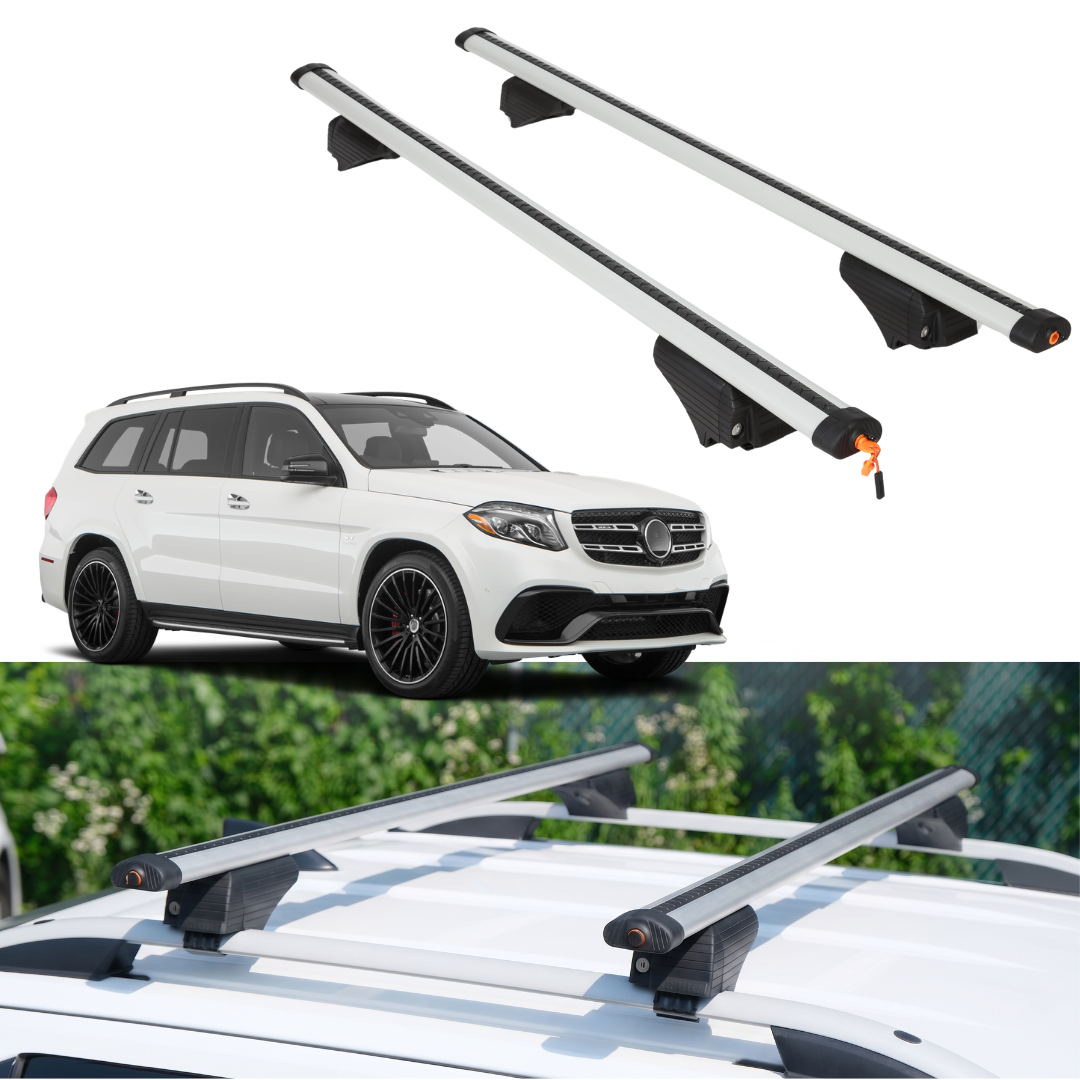 Roof Rack Crossbars for Mercedes-Benz AMG GLS 63 2017-2019 - Silver