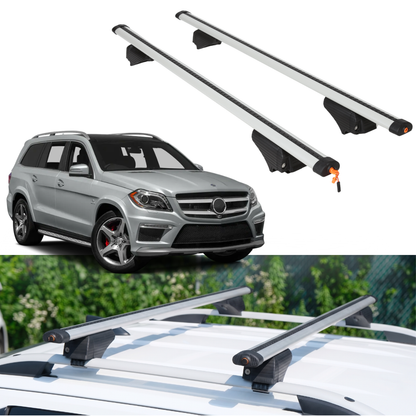 Roof Rack Crossbars for Mercedes-Benz AMG GL 2016 - Silver