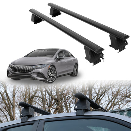 Roof Rack Crossbars for Mercedes-Benz AMG EQE 2023-2026 - Black