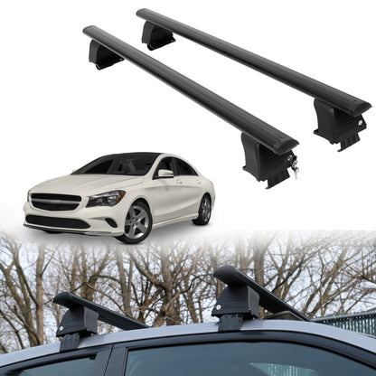 Roof Rack Crossbars for Mercedes-Benz CLA 2014-2019 - Black