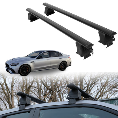 Roof Rack Crossbars for Mercedes-Benz AMG C 63 2024-2026 - Black