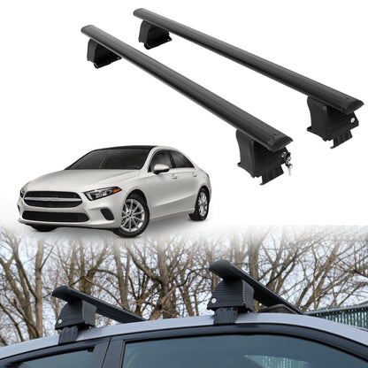 Roof Rack Crossbars for Mercedes-Benz A-Class 2019-2022 - Black