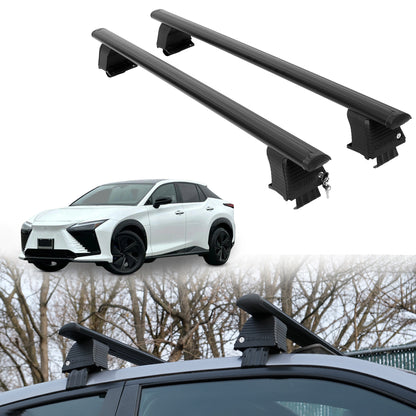 Roof Rack Crossbars for Lexus RZ 2026 Fits Naked Roof - Black