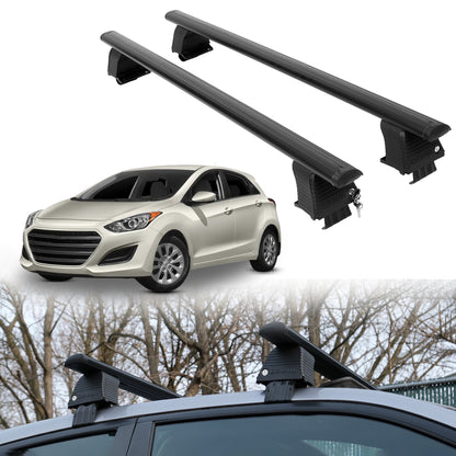Roof Rack Crossbars for Hyundai Elantra GT 2013-2017 - Black