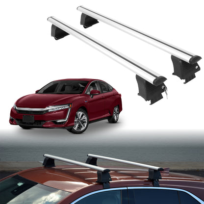 Roof Rack Crossbars for Honda Clarity Plug-In Hybrid 2017 - 2021 - Silver