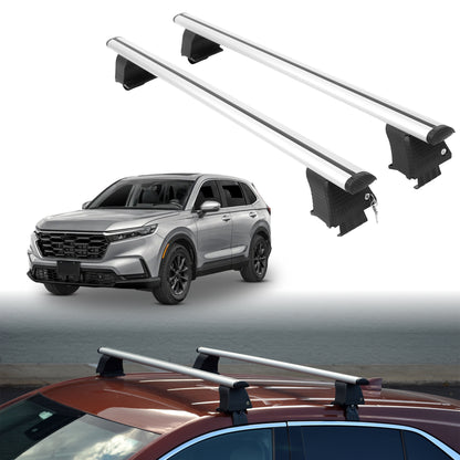 Roof Rack Crossbars for Honda CR-V 2023-2026 Fits Naked Roof - Silver