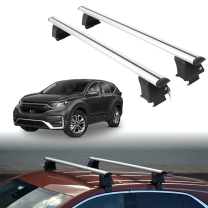 Roof Rack Crossbars for Honda CR-V 2017-2022 Fits Naked Roof - Silver