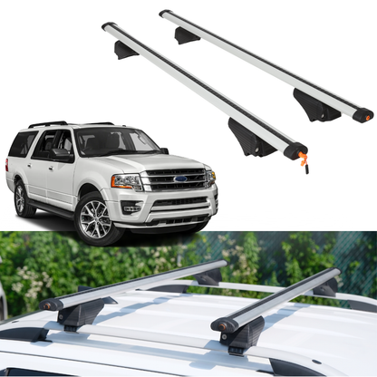 Roof Rack Crossbars for Ford Expedition EL 2007-2017 - Silver