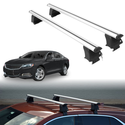 Roof Rack Crossbars for Chevrolet Impala 2014-2020 - Silver