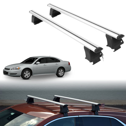 Roof Rack Crossbars for Chevrolet Impala 2006-2013 - Silver