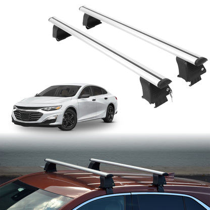 Roof Rack Crossbars for Chevrolet Malibu 2016-2025 - Silver